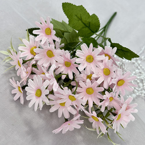 6叉野菊仿真假花婚庆婚庆装饰花订婚宴节日假花