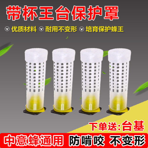 王台保护罩育王专用防咬保护器培育蜂王幼虫台基中蜂意蜂养蜂工具