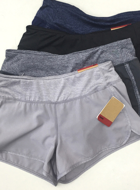 新款美国潮牌运动休闲女士短裤运动短裤速干外贸原单