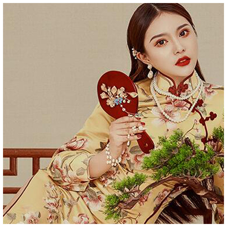 速发创意新风饰品装饰镜子古款拍影道具婚纱摄照古装摄影道具