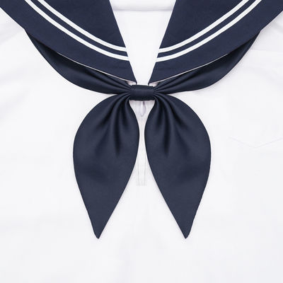 金鱼结jk三角巾关西日系纯色金鱼草结免打襟水手服领结蝴蝶