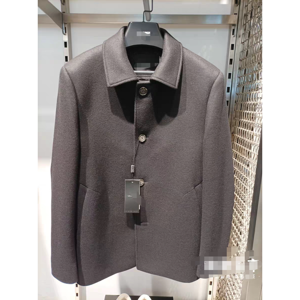 23DYR5031Y利家休闲商务男装正品冬季时尚中长款毛呢羊绒大衣2799