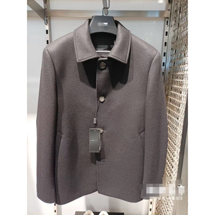 时尚 23DYR5031Y利家休闲商务男装 正品 冬季 毛呢羊绒大衣2799 中长款