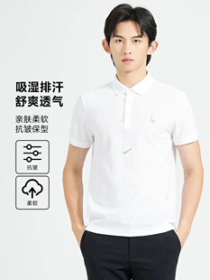 Q4XTX3052Y 3053Y3054Y利家男装2024夏季商务翻领短袖T恤男POLO衫