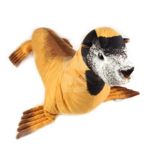 海卉园仿真海狮海洋毛绒玩具公仔玩偶家居店铺装饰摆件个性礼物