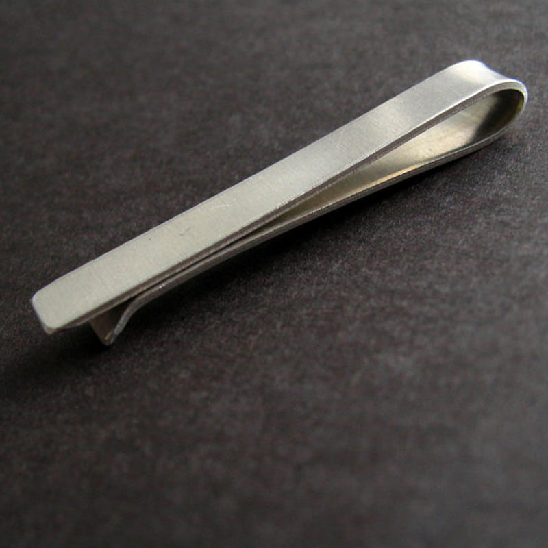 商务首选高端定制纯银领带夹