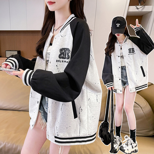 2026春季新款初高中学生棒球服春秋装新款少女学生外套女大童衣服