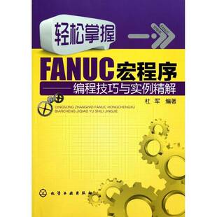 社工业技术书籍 杜军化学工业出版 RT正版 轻松掌握FANUC宏程序：编程技巧与实例精解9787122101020