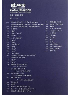 RT正版 脉冲反应:一个关于艺术实践的交流项目:an exchange project on art practic9787511717504 沈瑞筠中央编译出版社艺术书籍
