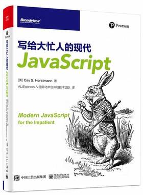 RT正版 写给大忙人的现代JavaScript9787121415807 电子工业出版社计算机与网络书籍