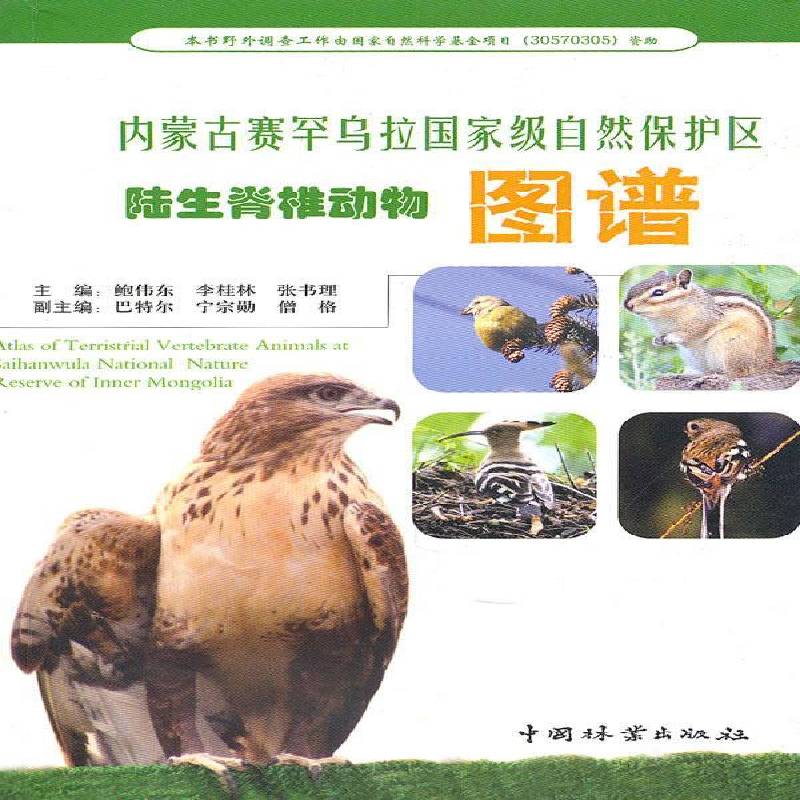 RT正版 内蒙古赛罕乌拉自然保护区陆生脊椎动物图谱9787503858727 鲍伟东中国林业出版社自然科学书籍