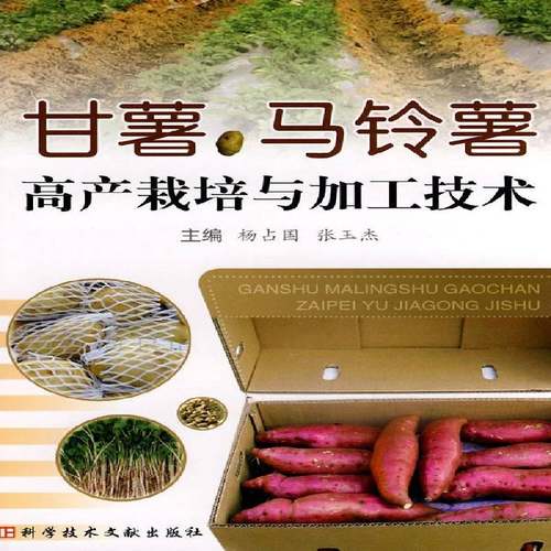 RT正版 甘薯 马铃薯高产栽培与加工技术9787502365363 杨占国科学技术文献出版社农业、林业书籍