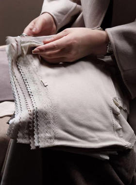 小兰裙磨毛W086蕾丝秋冬高腰暖肤新款petite内裤女