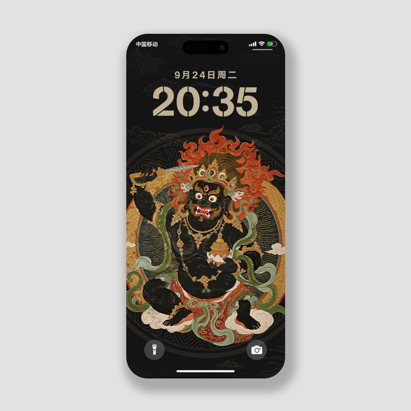 黑财神招财手机壁纸超高清壁纸iPhone苹果华为小米手机发财锁屏保