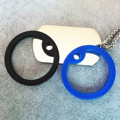 10个价狗牌吊坠专用消音圈 狗牌套橡胶圈硅胶圈 身份牌不锈钢吊牌