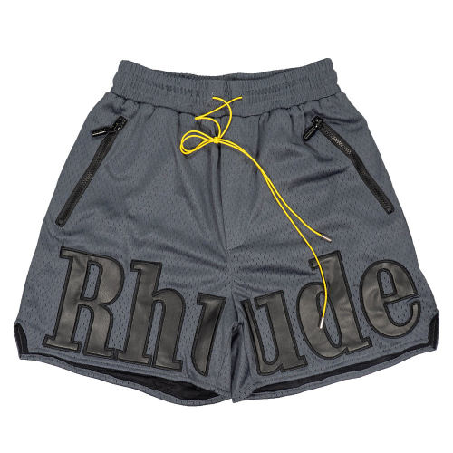 Rhude美式街头贴布刺绣网眼篮球