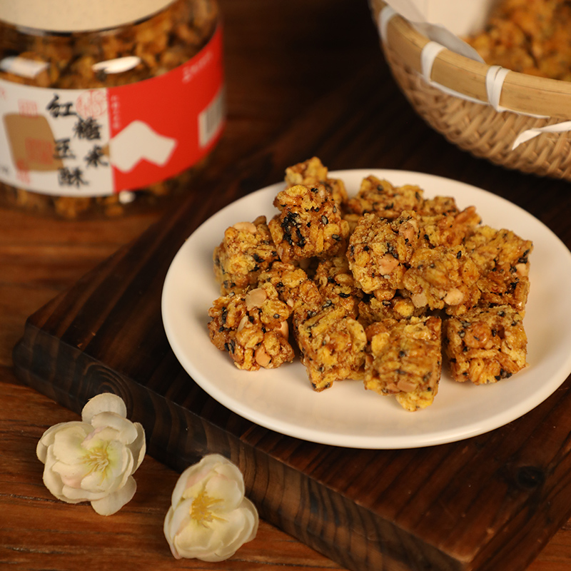红糖玉米酥宁波特产老式手工制作网红粗粮糕点点心正宗草湖食品