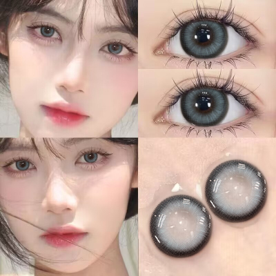 官方美瞳日抛30片10片一次性灰色cos混血款隐形眼镜正品LX次抛TN