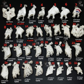 越轩银匠S925银铠甲吊坠镶嵌包银套 牙尖套不掉色 裂牙裂套