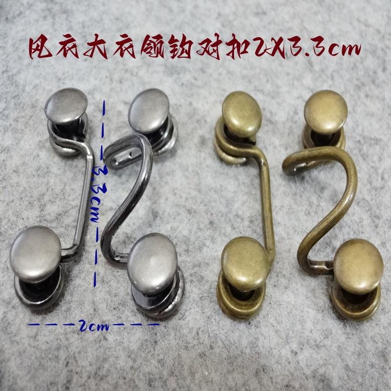 新款长款古铜色风衣大衣