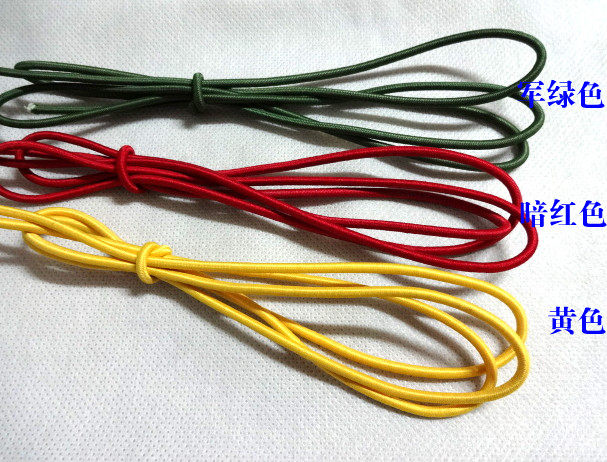 满28包邮白色圆松紧头绳松紧带进口乳胶加工拉力很好3mm