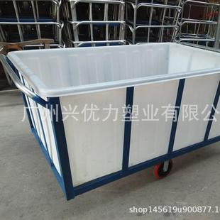 毛巾厂用手推形方塑料桶布印24.9.24斗 耐老化染牛筋方箱推布 车