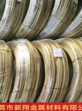 黄铜KOI线h6直2/h65/H68铜线镀锡连续镀扁线C线280铜调2.0厂6家直