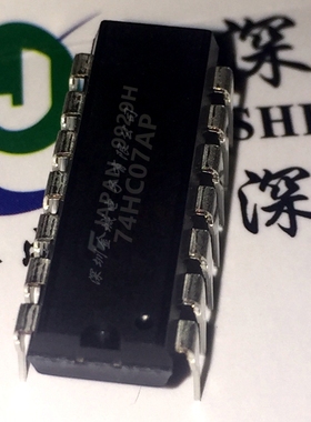 74HC07AP  DIP14全新原装现货 逻辑芯片 TC74HC07AP  可含税,
