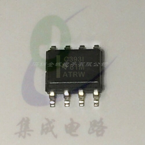 C393I SOP8双路差动比较器芯片 C3931 TLC393IDR