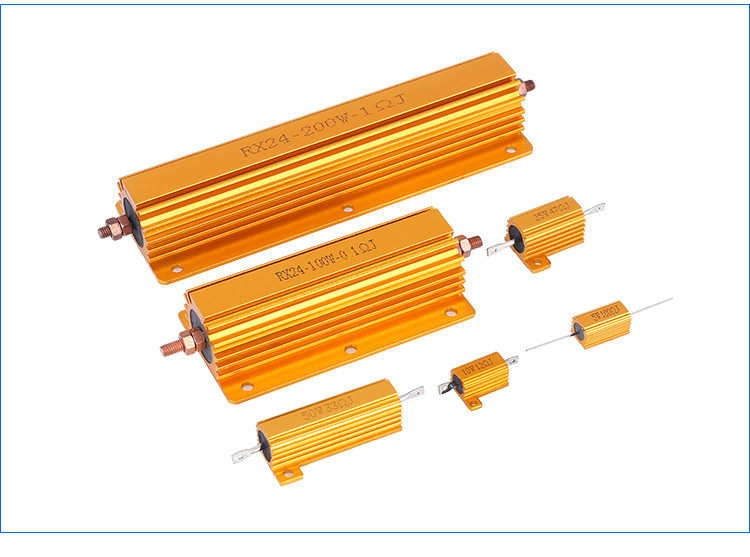 铝壳电阻25w 8rj 8欧姆 led汽车电阻rx24-25w8rj 现货销售