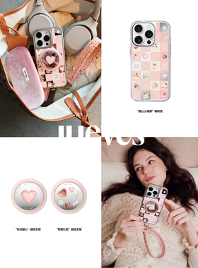 JUEVES星期四“甜心小卖部”磁吸壳iphone17pm小众原创设计手机壳适用华为p70pro全包16promax