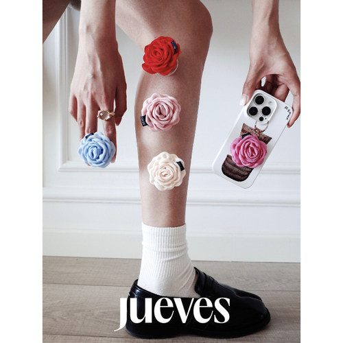 【赵露思同款】JUEVES星期四盛夏玫瑰花手机气囊支架桌面支架磁吸