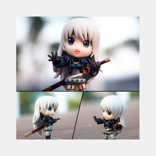 dnf地下城勇士周边商城女鬼剑Q版手办 男女鬼剑模型