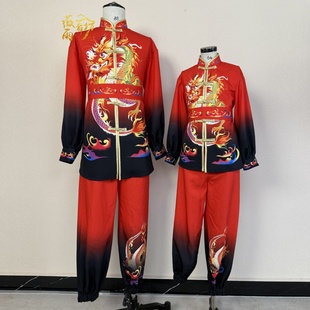 杭州出租太极服打鼓服装武术开场舞舞龙舞台演出服饰中国风练功服