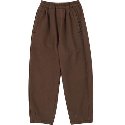 中大童休闲梭织长裤加绒保暖裤