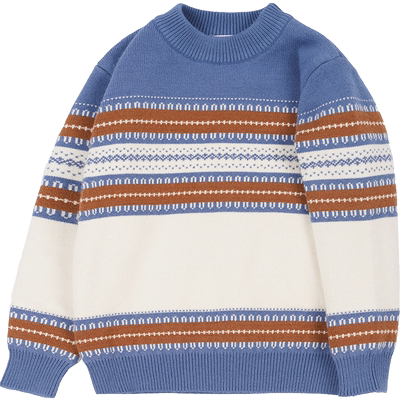 毛衣圆领针织线衣保暖外穿