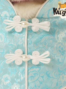 宠物狗猫柴犬新春新年喜庆过年配饰小围巾领巾口水巾唐装围脖围兜