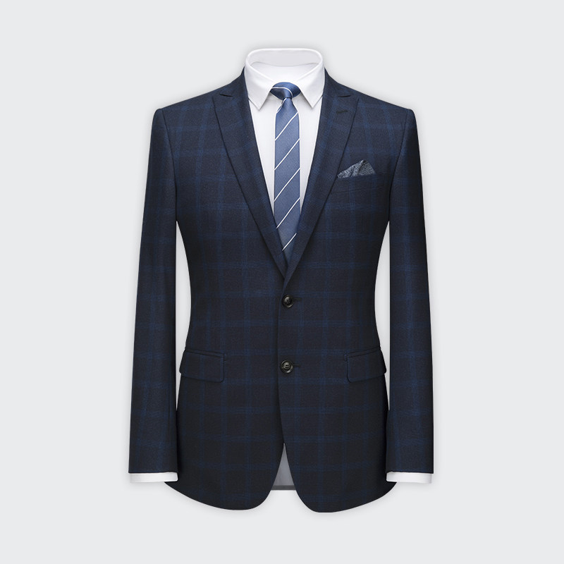 【断码清仓】HANY汉尼高定工艺亲王格羊毛意式男士全毛西服高级感,男装,商务正装西服,淘宝优惠券,粉丝福利购,淘宝优惠卷