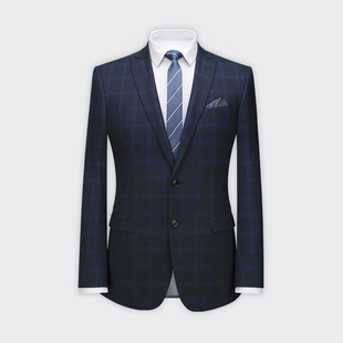 【断码清仓】HANY汉尼高定工艺亲王格羊毛意式男士全毛西服高级感