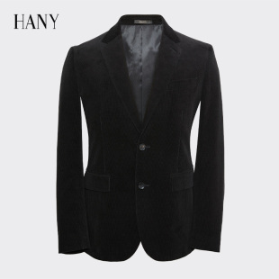 【上衣+裤子】HANY汉尼灯芯绒西服套装商务休闲男士秋冬高级感