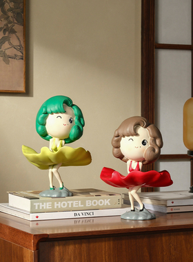 复古书架怀旧艺术咖啡店餐边高级女孩摆件店铺咖啡厅装饰品家居