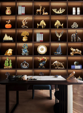 酒柜摆件轻奢高档客厅高端大气上档次轻奢风装饰品电视柜饰品摆件