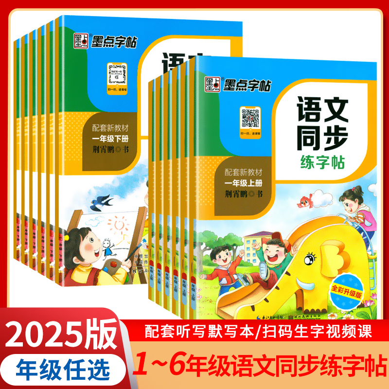 2025版墨点字帖语文同步练字帖