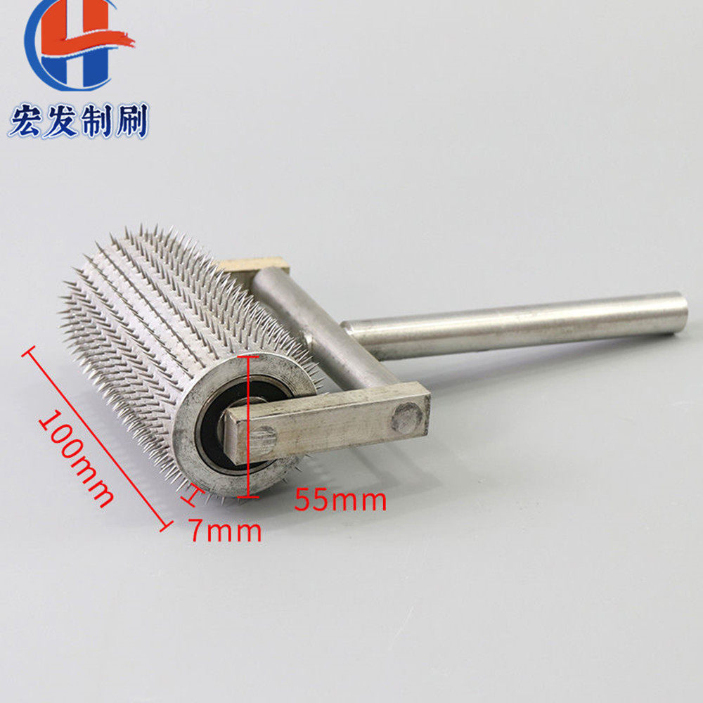 打孔工业手推针辊编织袋无纺布薄膜精密打孔刺辊加热针刺机辊滚筒