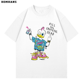 中性朋克涅槃乐队直喷透气印花纯棉短袖 NIRVANA Cobain T恤 Kurt