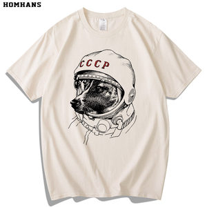 红韩T恤cccp前苏联人类宇宙探索
