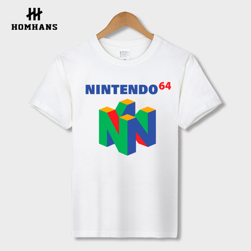 红韩Nintendo任天堂N64 游戏机印花T恤 纯棉 FC怀旧 塞尔达传说