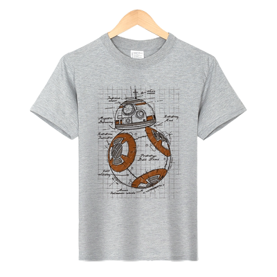 极客geek宅男周边bb8圆领短袖T恤