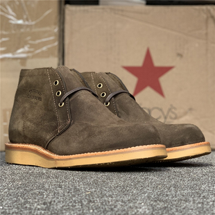 沙漠靴男靴 现货齐佩瓦Chippewa1901G美产固特异耐磨V底翻毛工装