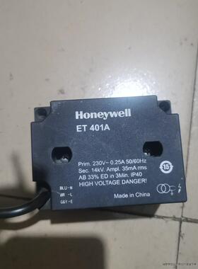 霍尼韦尔燃烧器控制器配件点火变压器ET401A，拆机的